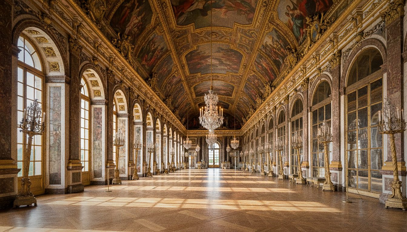 La Galería de los Espejos del Palacio de Versalles